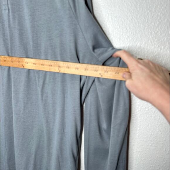 Alternative Earth Ocean Gray Raglan Sleeve Round Neck Henley Tee XL - Picture 13 of 14